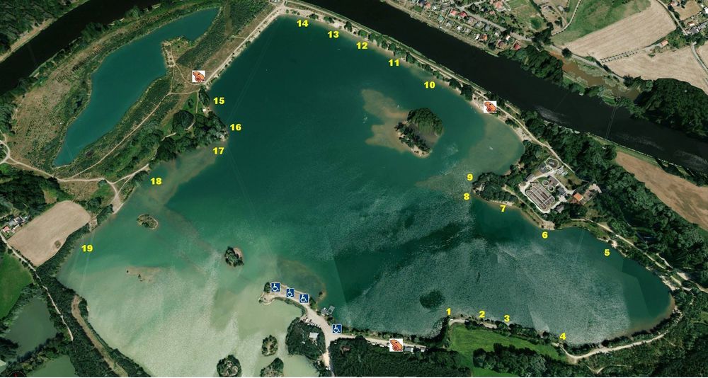 Mapa lovných míst 2018