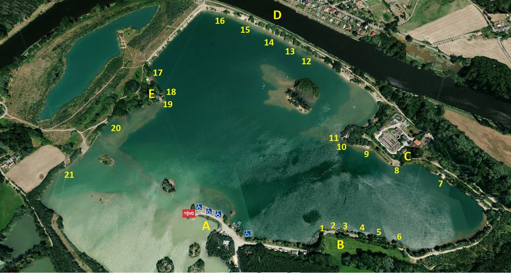 Mapa lovných míst 2019